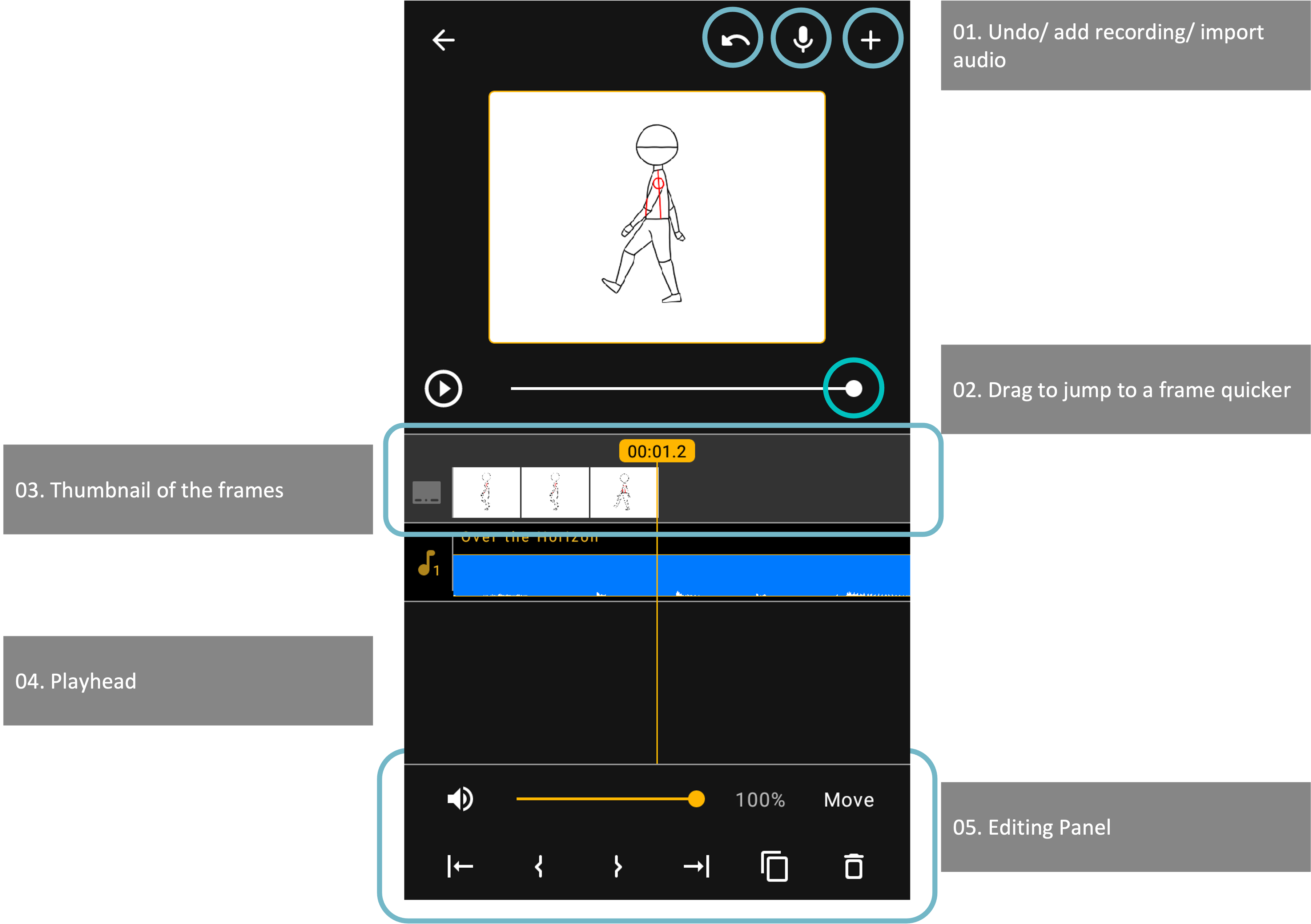 Add Audio, Sound Recording, and Voiceover in Your Animation – Support |  Kdan Mobile