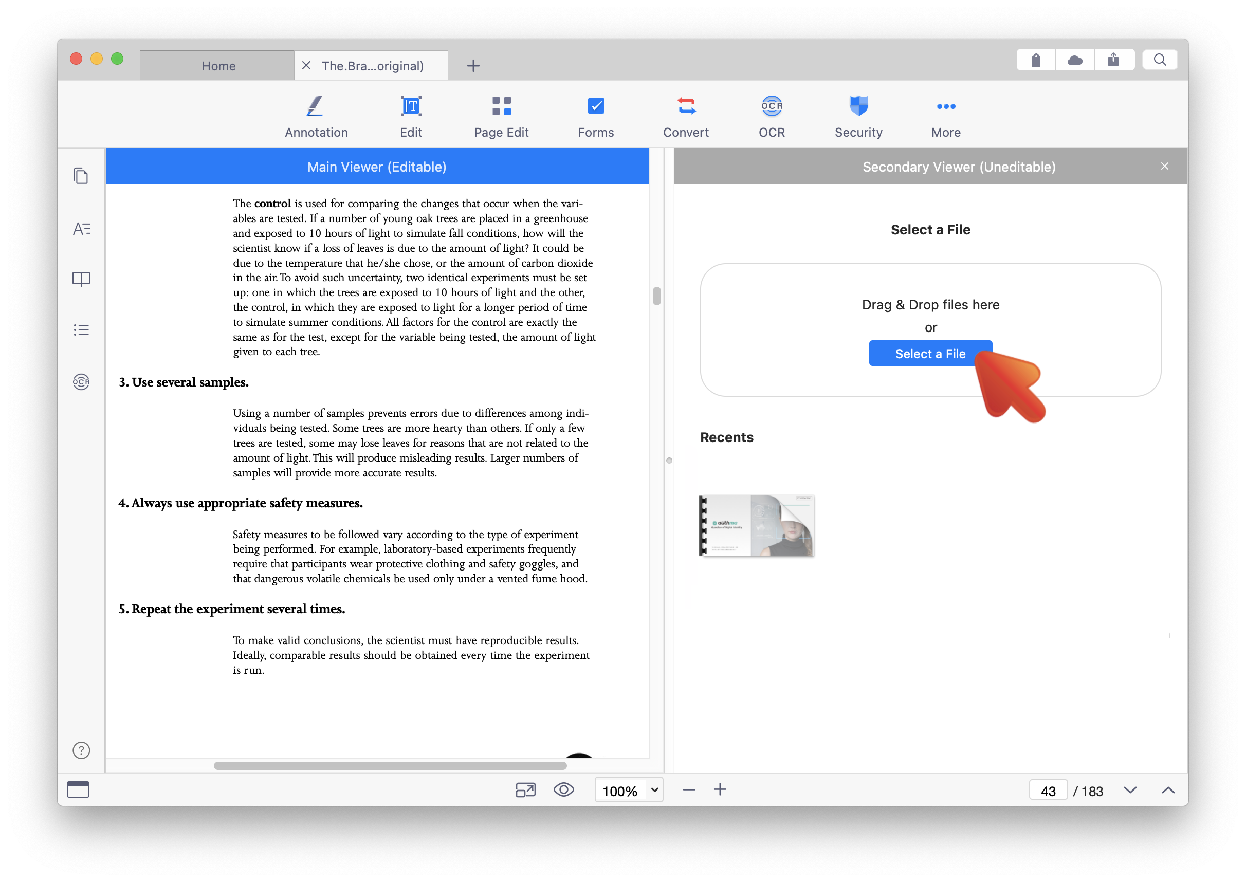 How To View Two PDFs Side By Side Support Kdan Mobile