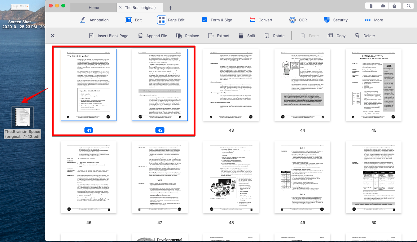 Extract Pages From a PDF to Create a New 
